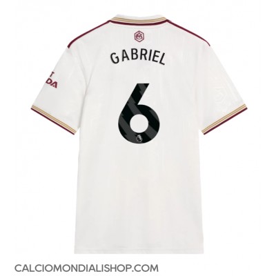 Maglie da calcio Arsenal Gabriel Magalhaes #6 Terza Maglia 2025-26 Manica Corta Maglie da calcio Arsenal Gabriel Magalhaes #6 Terza Maglia 2025-26 Manica Corta